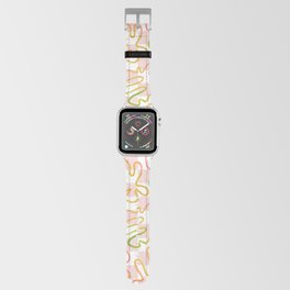 Organic Matisse Shapes on Hand-drawn Checkerboard 2.0 Apple Watch Band