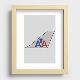 American Airlines Recessed Framed Print
