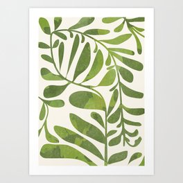 Abstract Plant 3/3 Art Print