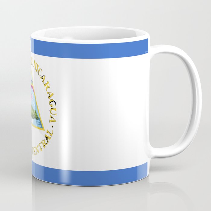 Nicaragua flag emblem Coffee Mug