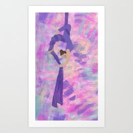 Purple Silks Art Print