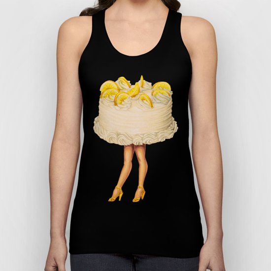 Cake Girl - Lemon Unisex Tank Top