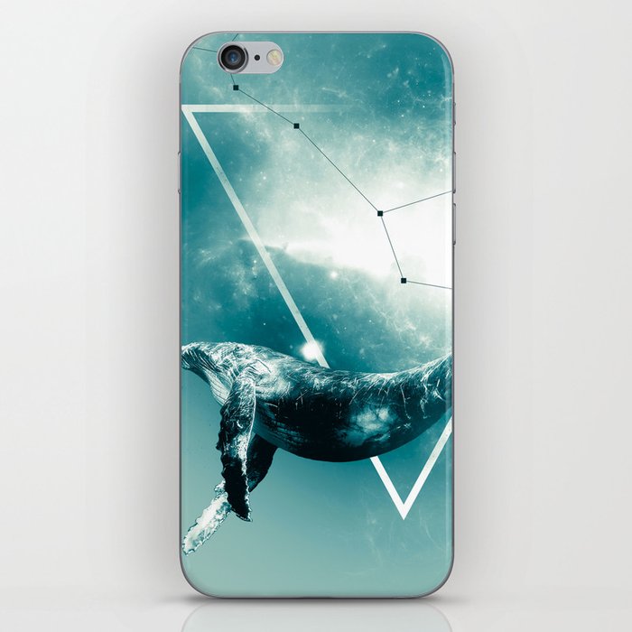 The Whale - Blu iPhone Skin