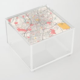 Austin city map Acrylic Box