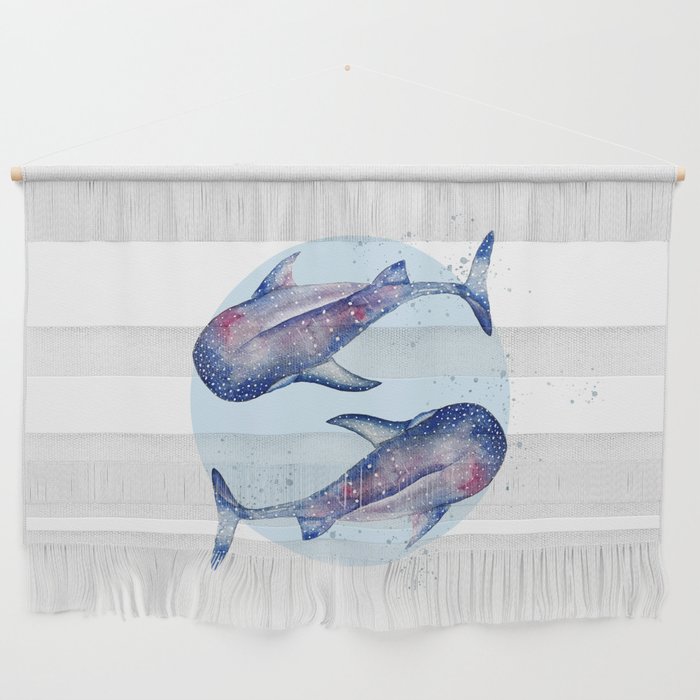 Solitary Whale Shark Wall Hanging