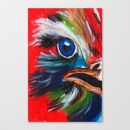 Acrylic parrot  Canvas Print