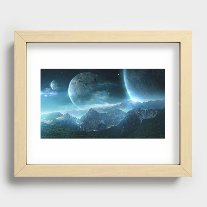 Other Worlds Recessed Framed Print