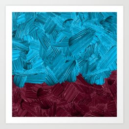 22   | Abstract Oil Digital Painting| 2106010 | Valourine Original Art Print