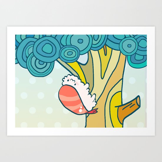 only sushi insect Art Print