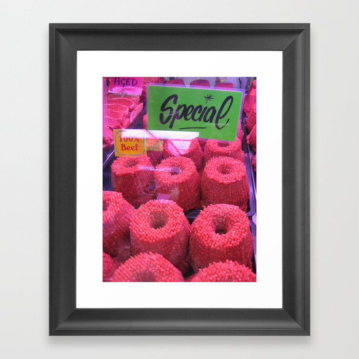 Meatpie special Framed Art Print