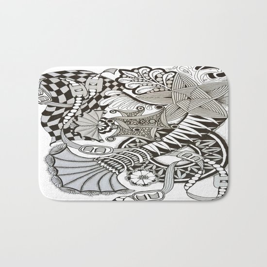 Zentangle i95 Bath Mat