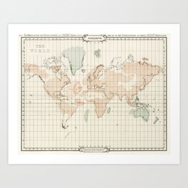 The Story of Atlantis a geographical, historical, and ethnological sketch. Illustrated by four maps Art Print | Australia, Paper, Ancient, Map, Photo, Grunge, Africa, Curated, Vintage, Earth 