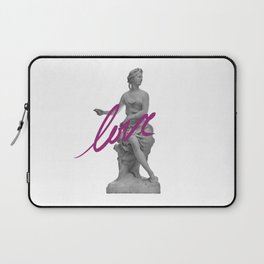 Venus in Love / White Laptop Sleeve