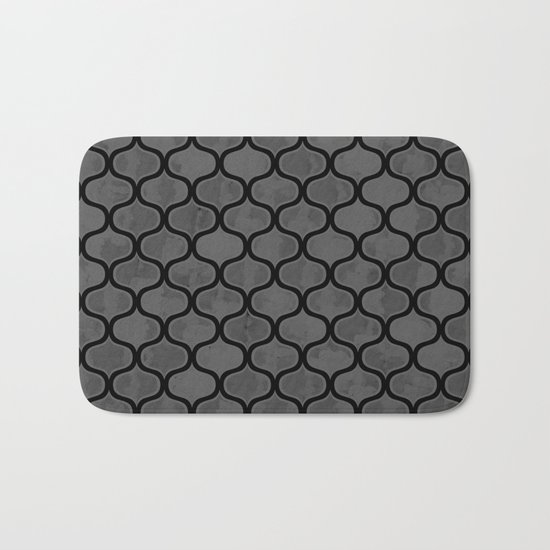 Watercolor Lovely Pattern VVXV Bath Mat