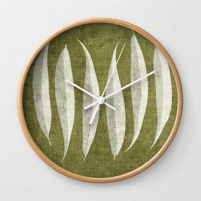 White Willow Wall Clock