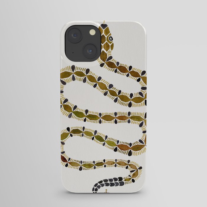 Olive Serpent iPhone Case