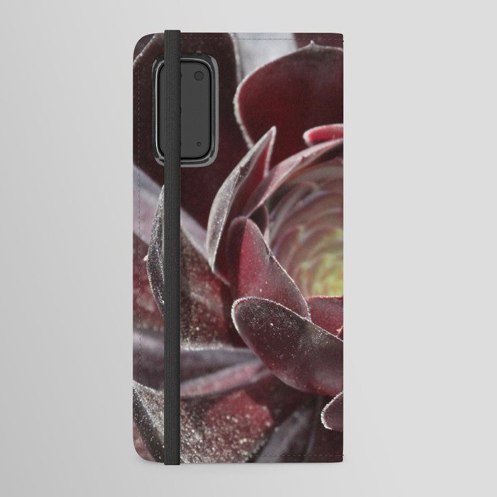Succulent Cactus Blossom  Android Wallet Case