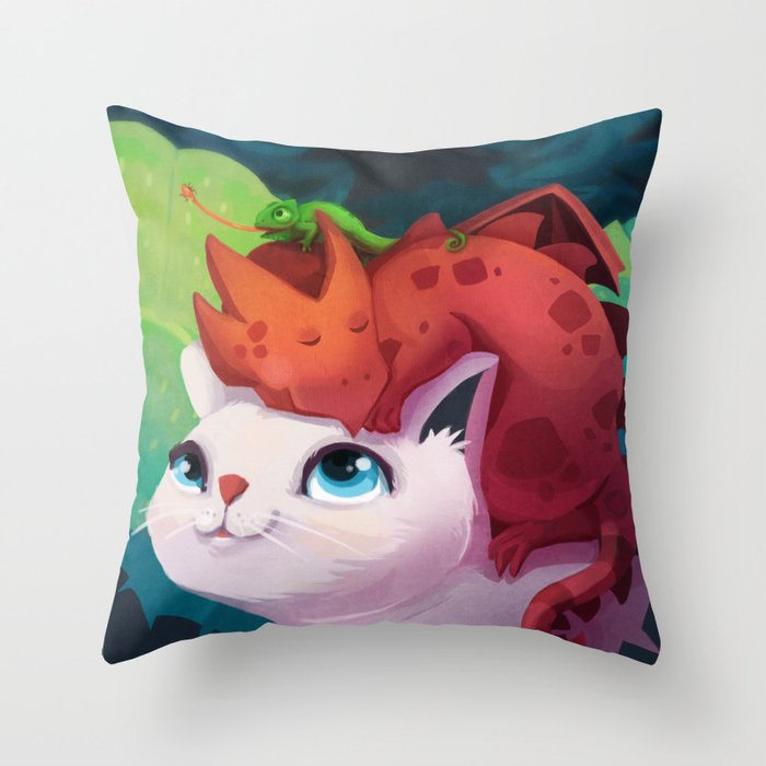 Tiny top throw pillows