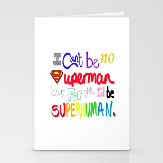 superhuman Stationery Cards
