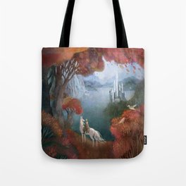 Traveller and the Fairy Castle Tote Bag