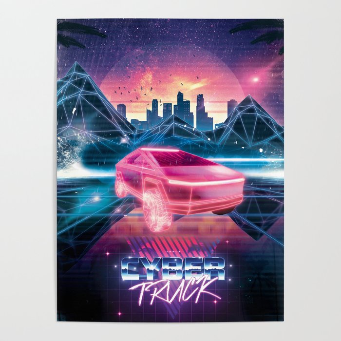 Cybertruck - Maximum Outrun Poster