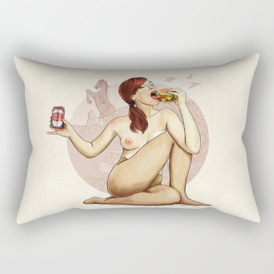 Mrs. Colorado Rectangular Pillow