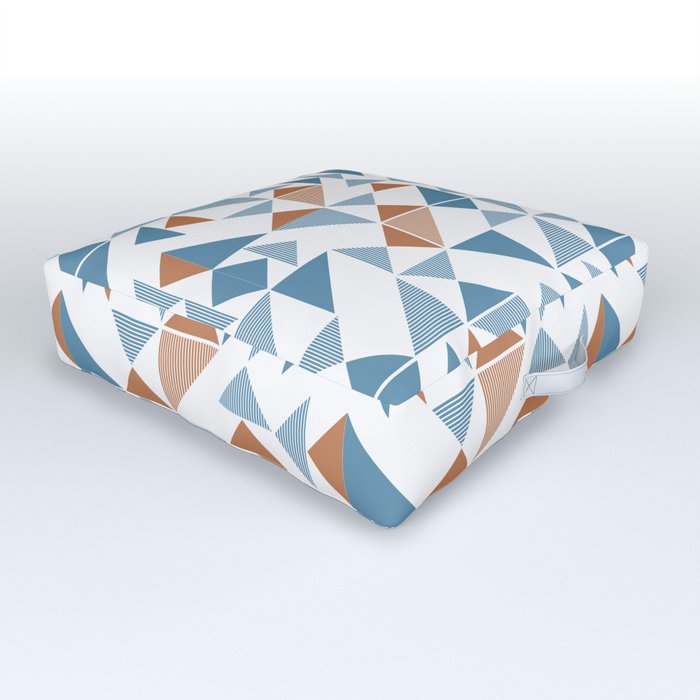 triangle floor pillow