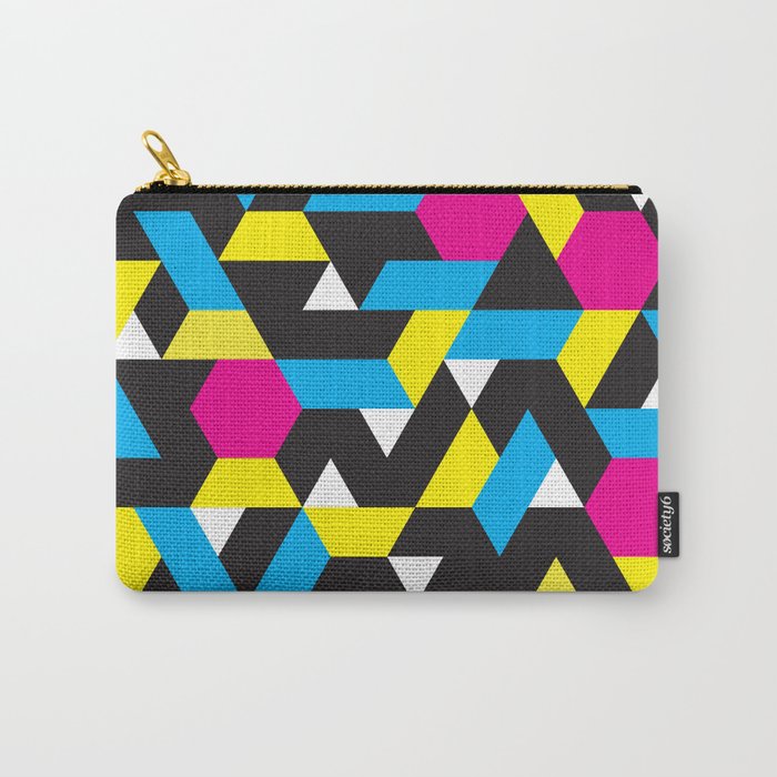 GEOMETRIC 80s Carry-All Pouch