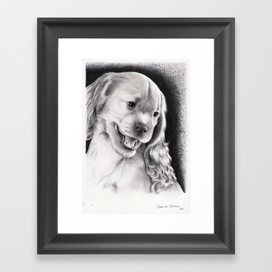 PUPPY - CACHORRO Framed Art Print
