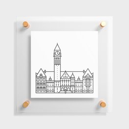Toronto - Old City Hall - White Floating Acrylic Print