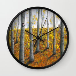 A Walk in the Forest Wall Clock