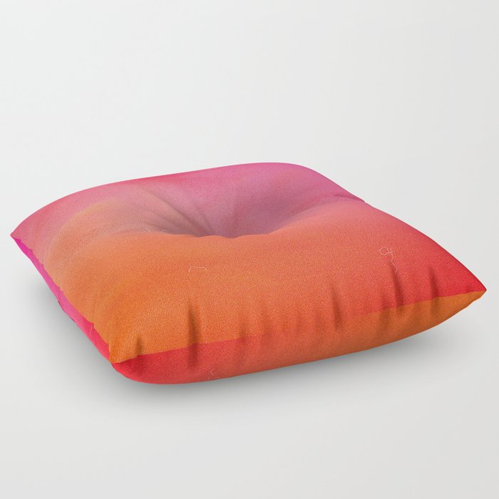 PinkOrange Gradient Floor Pillow