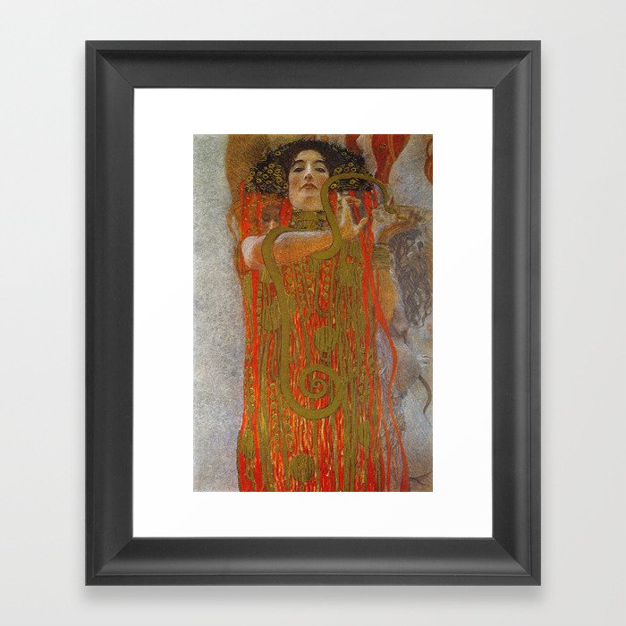 Gustav Klimt - Hygieia Framed Art Print