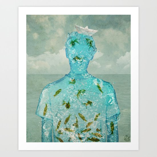 water boy Art Print
