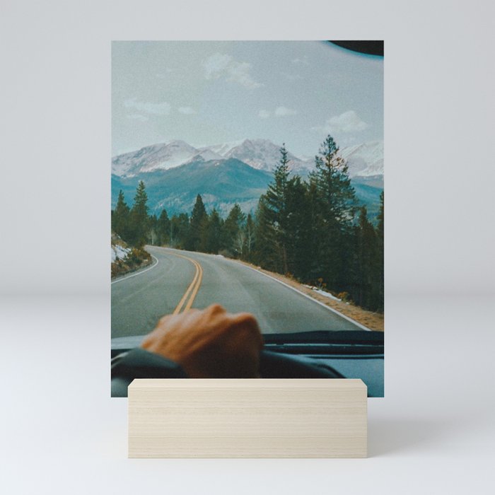 Rocky Mountain Drive Mini Art Print