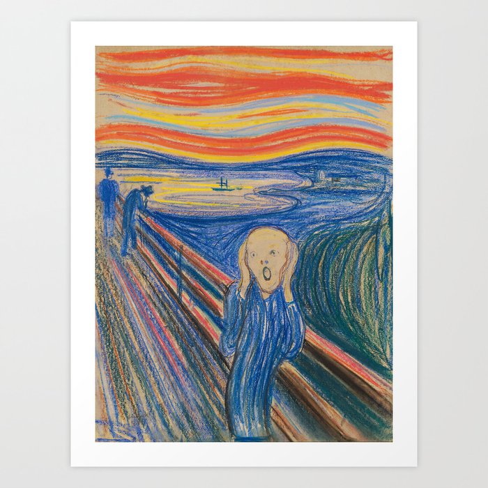The Scream Edvard Munch Art Print