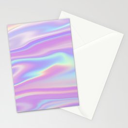 Holographic Abstract  Stationery Card