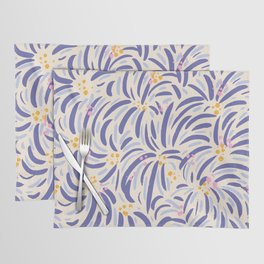 Powerful and floral pattern invers Placemat