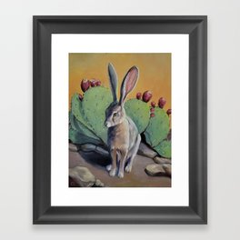 Jack Rabbit Framed Art Print
