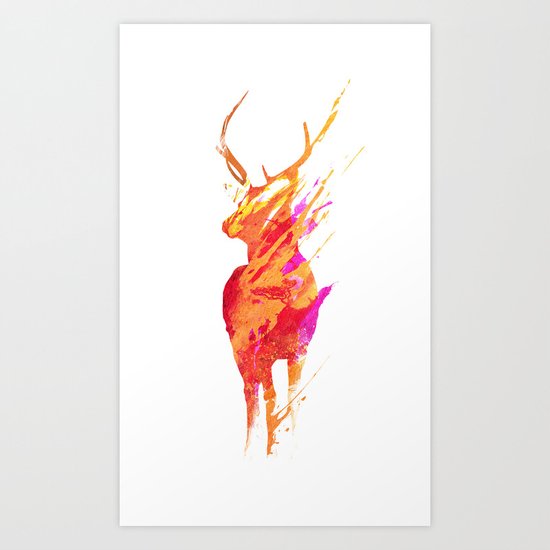 On the road again Art Print