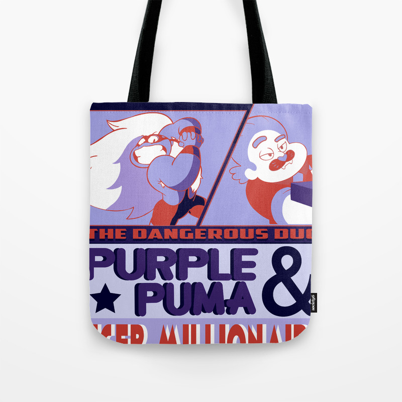 puma tote bag purple