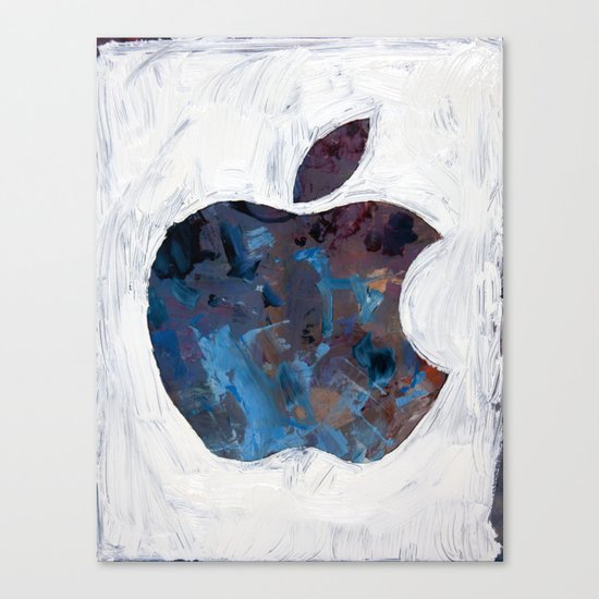 Painted Apple Canvas Print