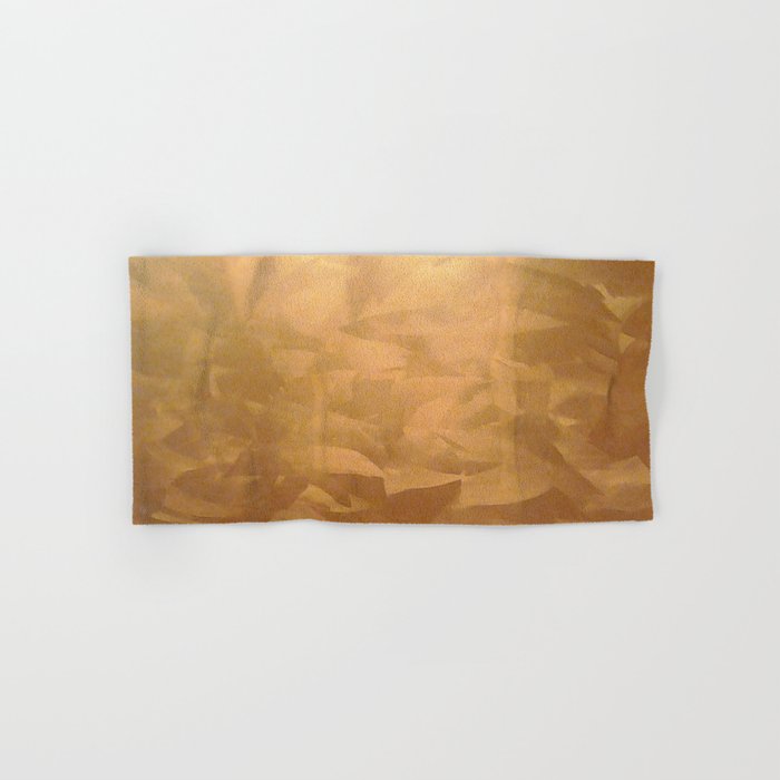 Copper colored shop hand towels