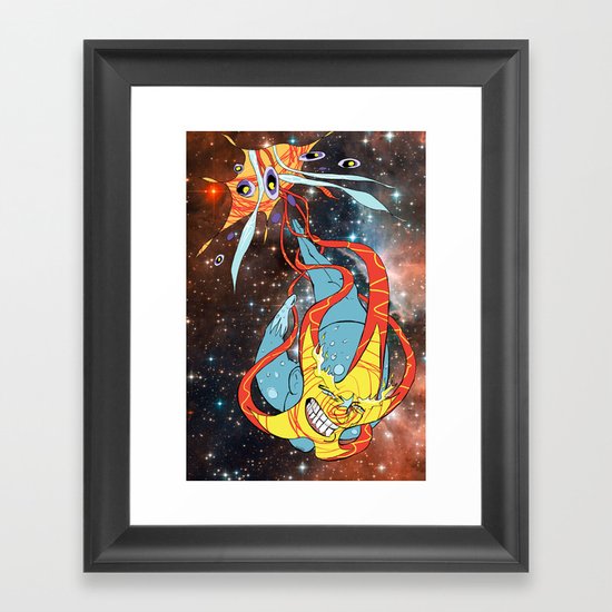 Birthday-Man! Framed Art Print
