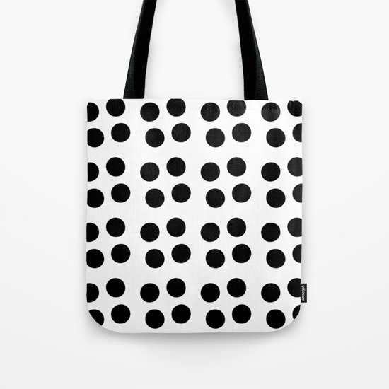 Copijn Black & White Dots Tote Bag