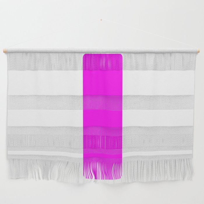 l (Magenta & White Letter) Wall Hanging