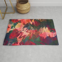 It's Complicated, Abstract Leaves Rug