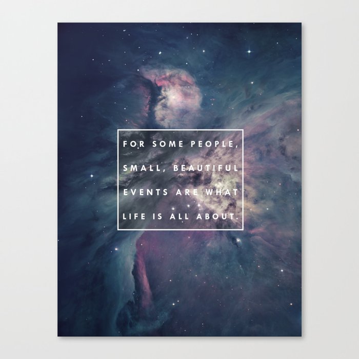 What Life Is All About - Doctor Who Canvas Print