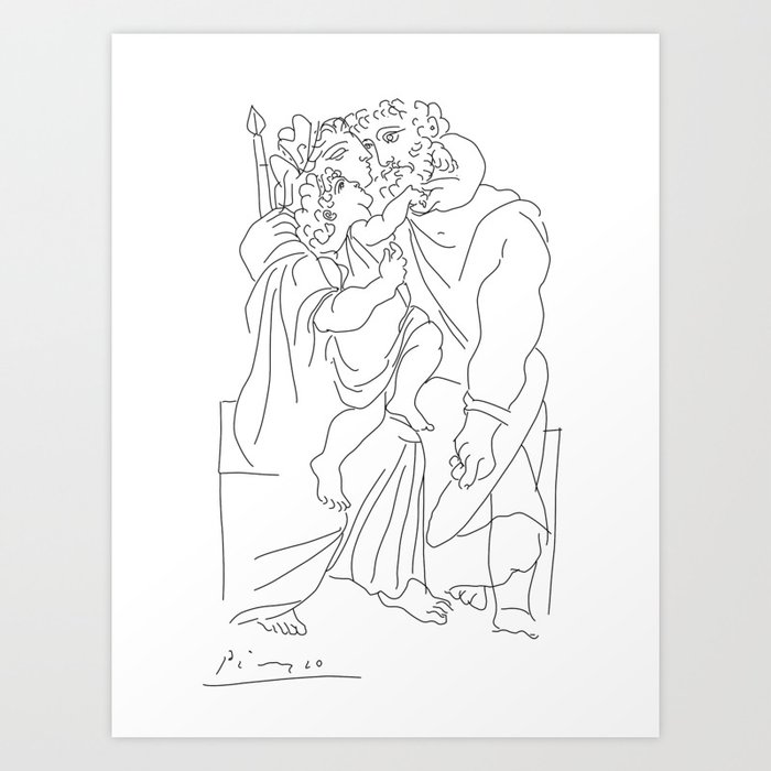 Picasso - Family 02 Art Print