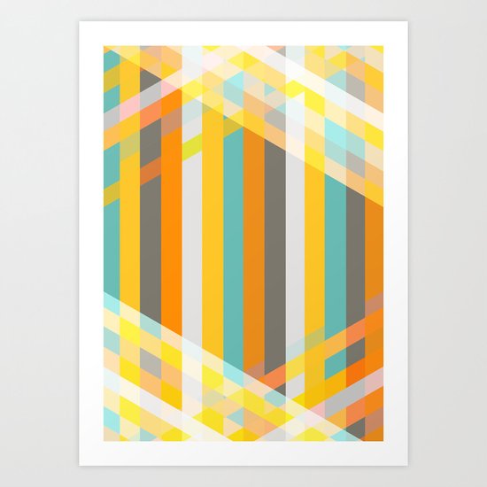 DecoStripe Art Print